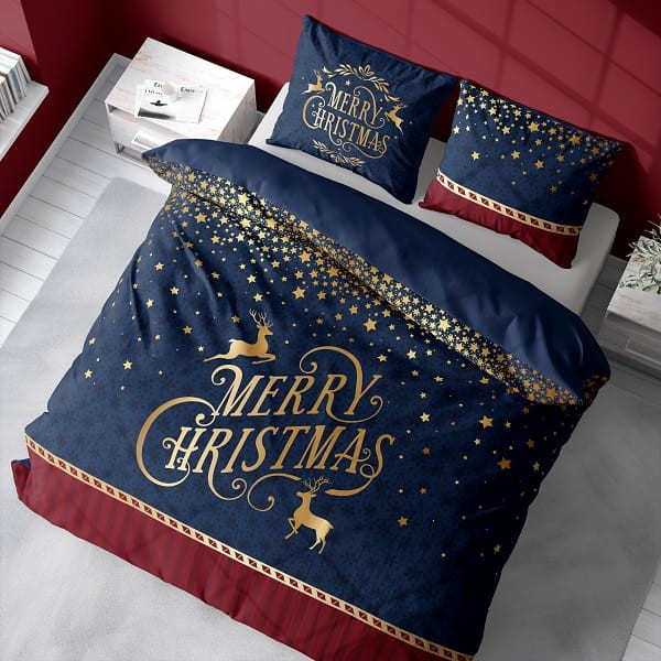 Pościel Świąteczna 160x200 cm. 100 % Bawełna 4264