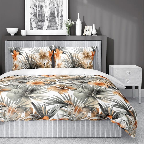 Ekskluzywna Pościel Z Bawełny Satynowej 160x200 cm. 5479-A