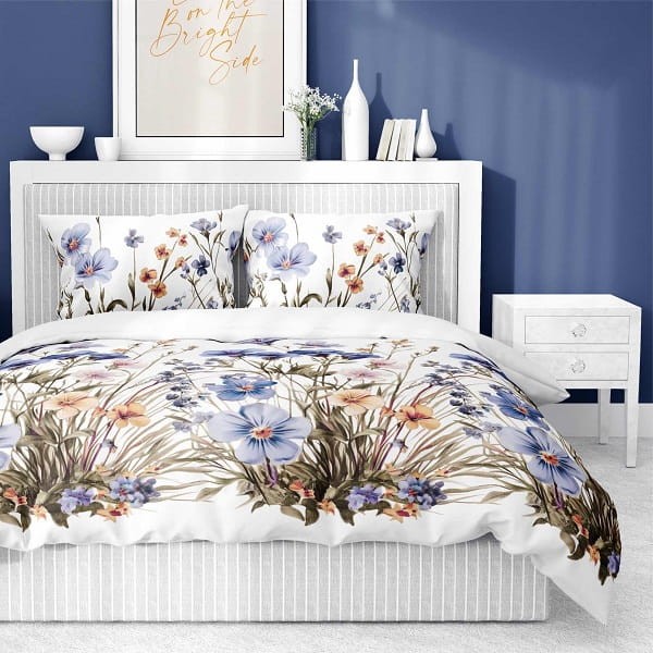 Ekskluzywna Pościel Z Bawełny Satynowej 160x200 cm. 5537-B