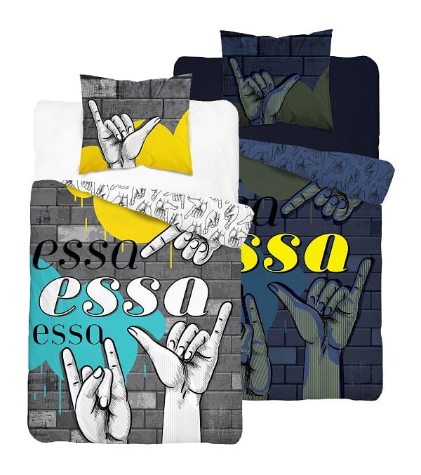 Pościel Dziecięca Świecąca W Ciemności 160x200 cm. Młodzieżowa Dla Nastolatka ESSA 4759