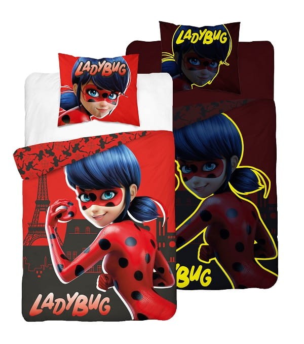 Pościel Dziecięca Świecąca W Ciemności 160x200 cm. Lady Bug LB-05