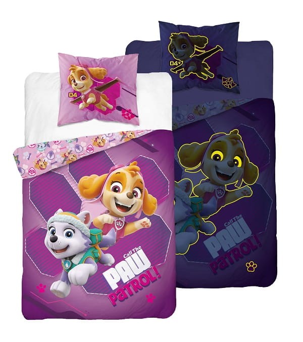 Pościel Dziecięca Świecąca W Ciemności 160x200 cm. Psi Patrol PP-31