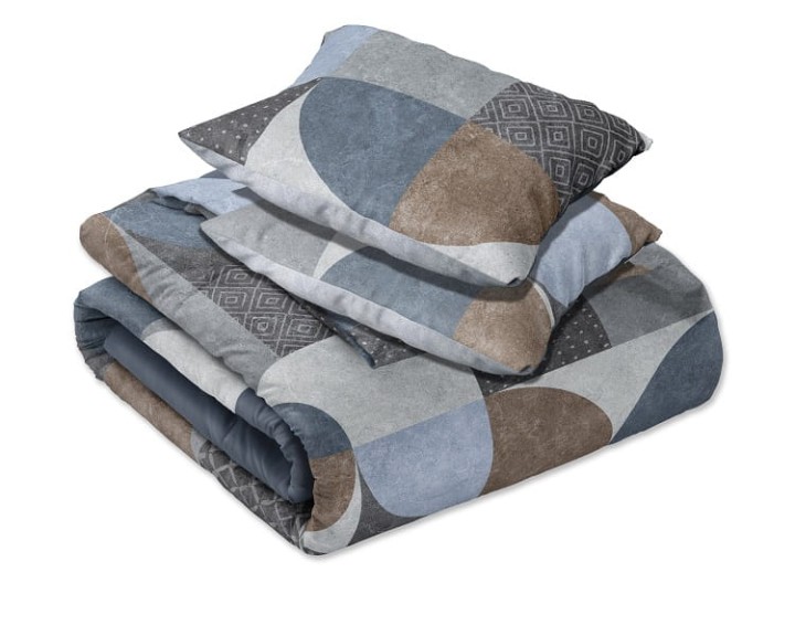 Luksusowa Pościel Z Bawełny Satynowej Druk Cyfrowy 220x200 cm. Geometria 009