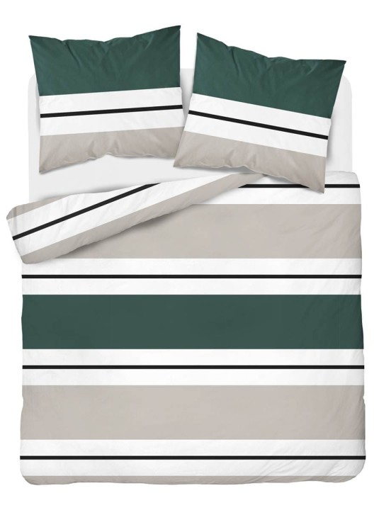 Pościel Bawełna Satynowa 220x200 cm. Pasy 5219-B