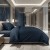 Luksusowa Pościel Modern Luxury Bawełna Satynowa 140x200 cm. Denim