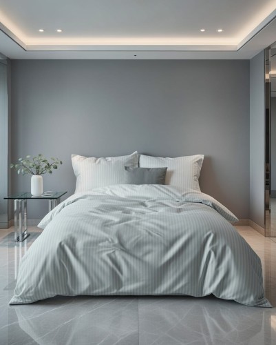 Luksusowa Pościel Modern Luxury Bawełna Satynowa 220x200 cm. Miętowy