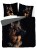 Pościel Zwierzęta 220x200 cm. Bawełna 100%  Czarna Owczarek Niemiecki 5294-A