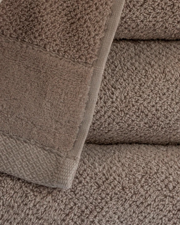Komplet 3- Ręczników Bawełnianych 70x140 cm. 550gsm Taupe VTO-17