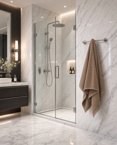 Komplet Ręczników Kąpielowych 3-szt 70x140 cm Bawełna Beż Gruby 600 GSM