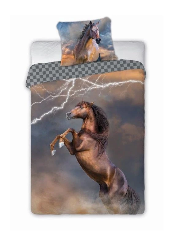 Pościel Dziecięca 140x200+70X90 Konie Bawełna 100 % FAR-003 Pościel Dziecięca 140x200+70X90 Konie Bawełna 100 % FAR-003